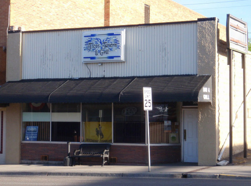 Our watering hole, Ticos Tavern & Grill.